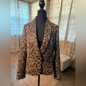 LOFT CHEETAH PRINT BLAZER new with tags